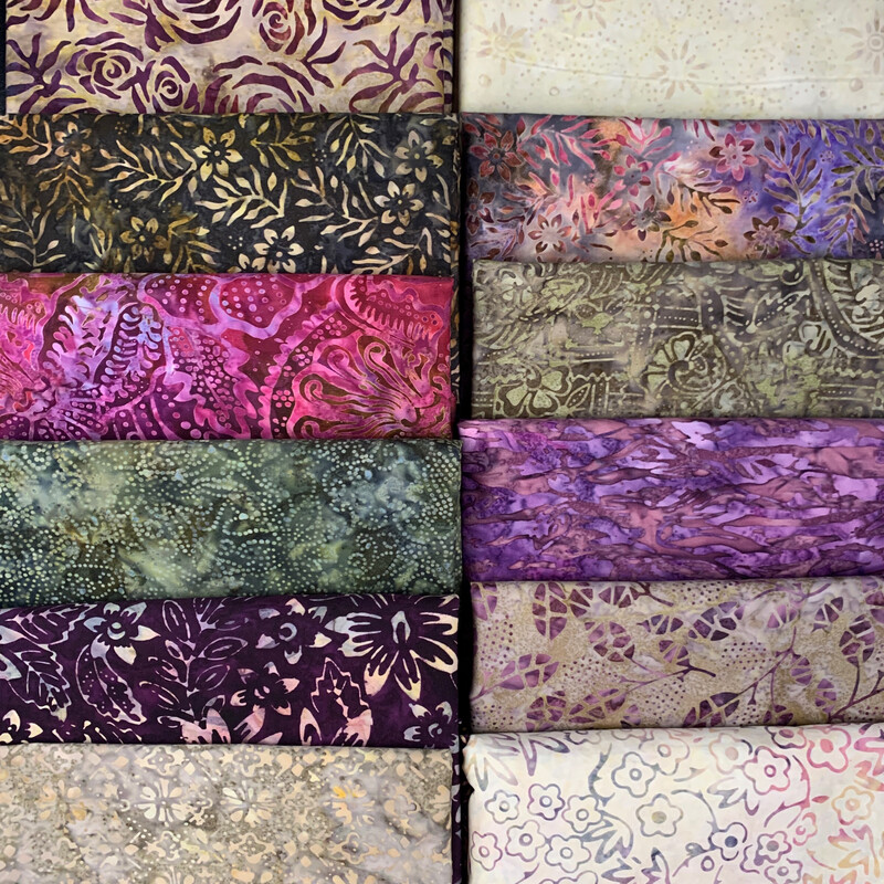 Plum Fusion Fat Quarters