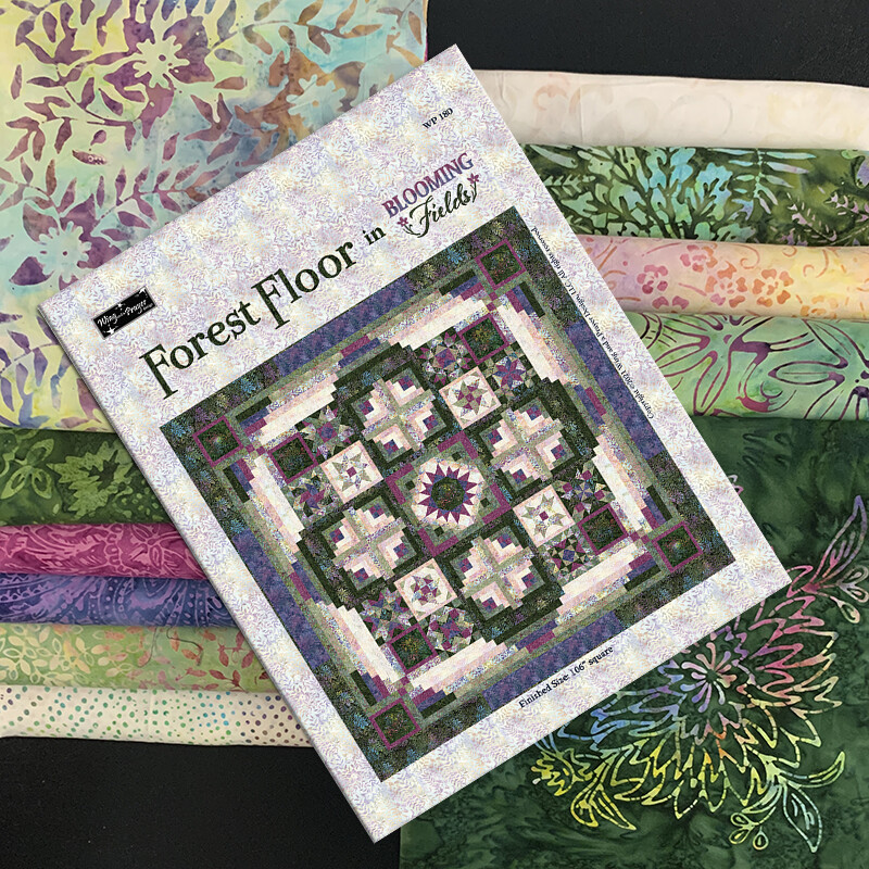 Forest Floor Kit featuring Blooming Fields batiks