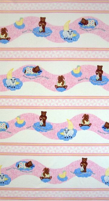Child's Prayer Pastel Sleep Stripe JT-C5123 Pink