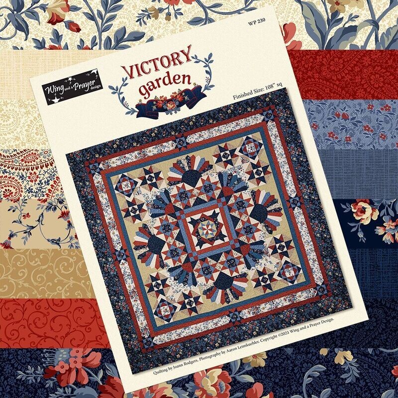 Victory Garden Kit (includes fabric for top & binding plus pattern)