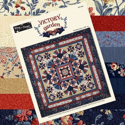 Victory Garden Kit (includes fabric for top & binding plus pattern) Victory Garden Kit (includes fabric for top & binding plus pattern)