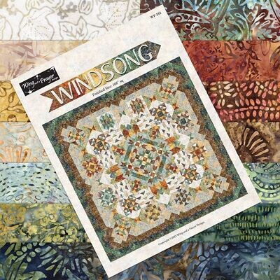 Windsong Fabric Kit (includes fabric for top & binding plus pattern)