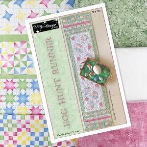 Egg Hunt Runner Kit (includes fabric for top, binding & backing plus pattern)