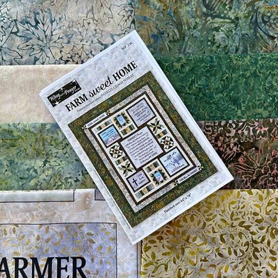 Farm Sweet Home Kit (includes fabric for top & binding plus pattern) Farm Sweet Home Kit (includes fabric for top & binding plus pattern)
