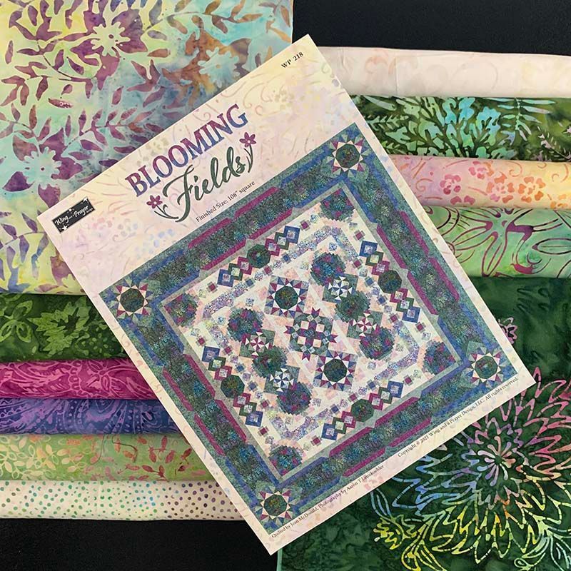 Blooming Fields Quilt Kit (includes fabric for top & binding plus pattern)