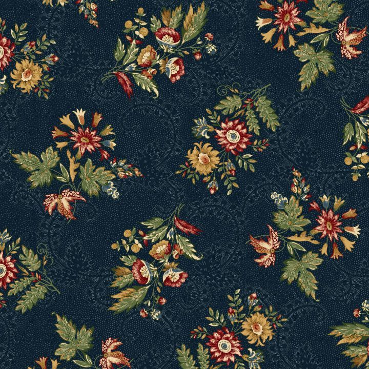 Canton Quilting Circle R331793D NAVY