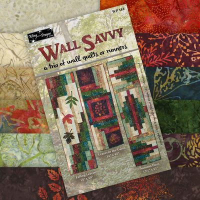 Wall Savvy Kit (includes fabric for tops & binding plus pattern) Wall Savvy Kit (includes fabric for tops & binding plus pattern)