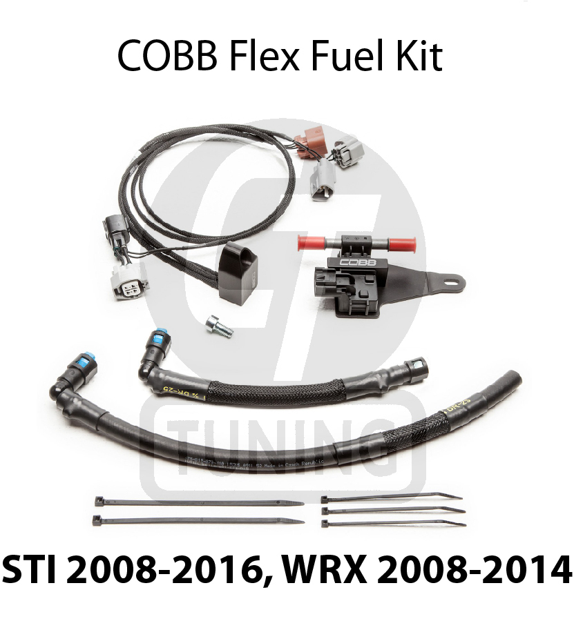 FLEX FUEL ETHANOL SENSOR KIT WITH fuel pressure sensor- STI 2008-2021, WRX 2008-2014, FXT 05-08, LGT 05 to 12