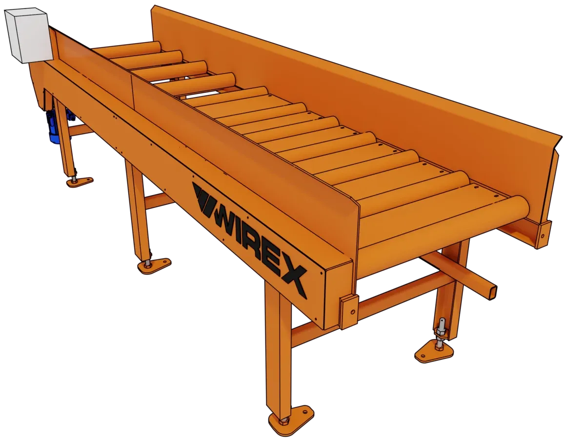 Rollenförderer mit Antrieb
