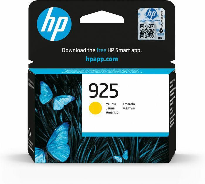 HP Tusz nr 925 4K0V8PE Yellow 400str Yellow 400s