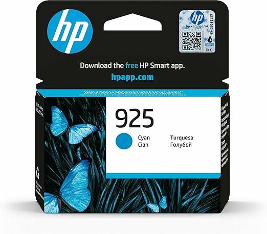 HP Tusz nr 925 4K0V6PE Cyan 400str Cyan 400s
