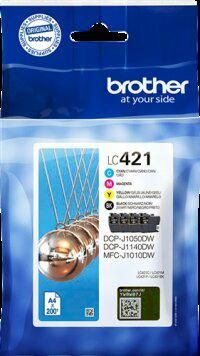 Brother Tusz LC421VAL CMYK 4x200str CMYK 4x200str