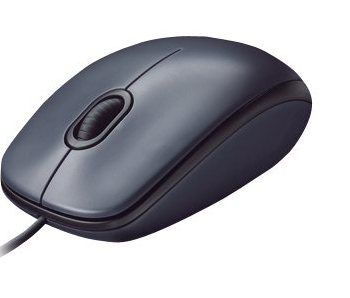 Logitech Mysz M90 czarna Przewodowa USB