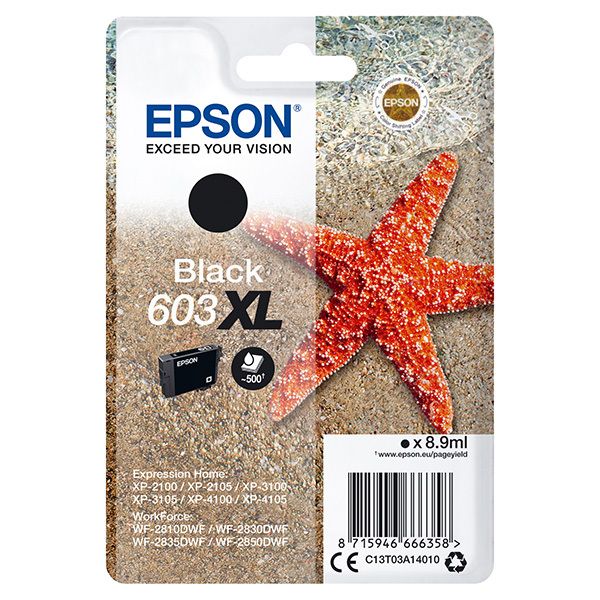 Epson Tusz 603XL T03A BK 8,9ml