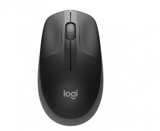 Logitech Mysz M190 czarna Bezprzewodowa