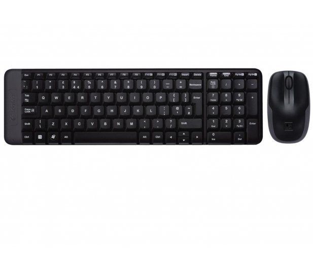 Logitech Zestaw Klawiatura i Mysz MK220 Bezprzewodowy