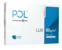 Papier ksero A4 Pollux 80g 500ark Białość 161CIE klasa B  wysyłka tylko pa