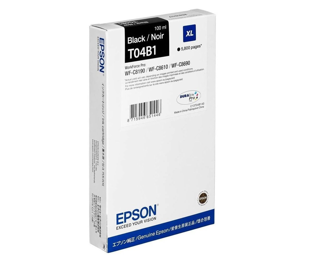 Epson Tusz T04B1 XL Stylus Black 5,8K 5800stron