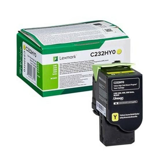 Lexmark Toner C232HY0 Yellow 2,3K C2325dw, C2425dw, C2535dw, MC2325adw, MC