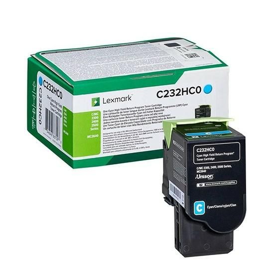 Lexmark Toner C232HC0 Cyan 2,3K C2325dw, C2425dw, C2535dw, MC2325adw, MC