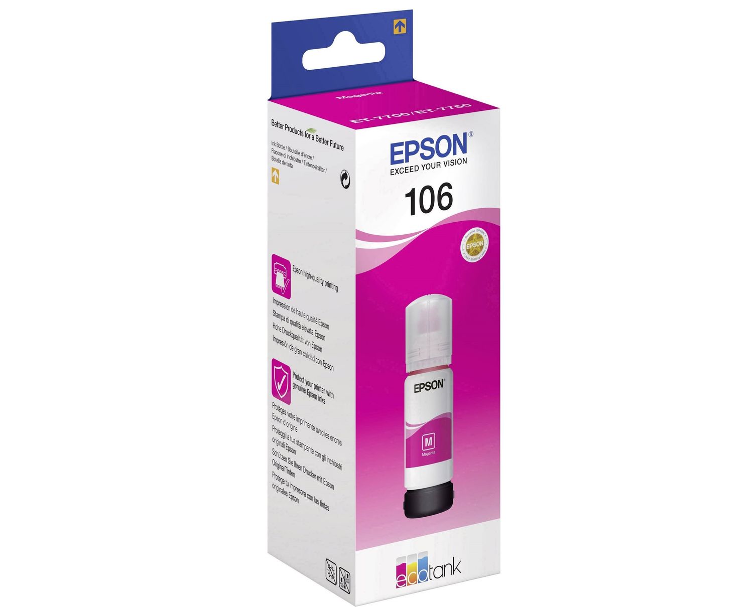 Epson Tusz 106 EcoTank ET-7700 Magenta 70ml