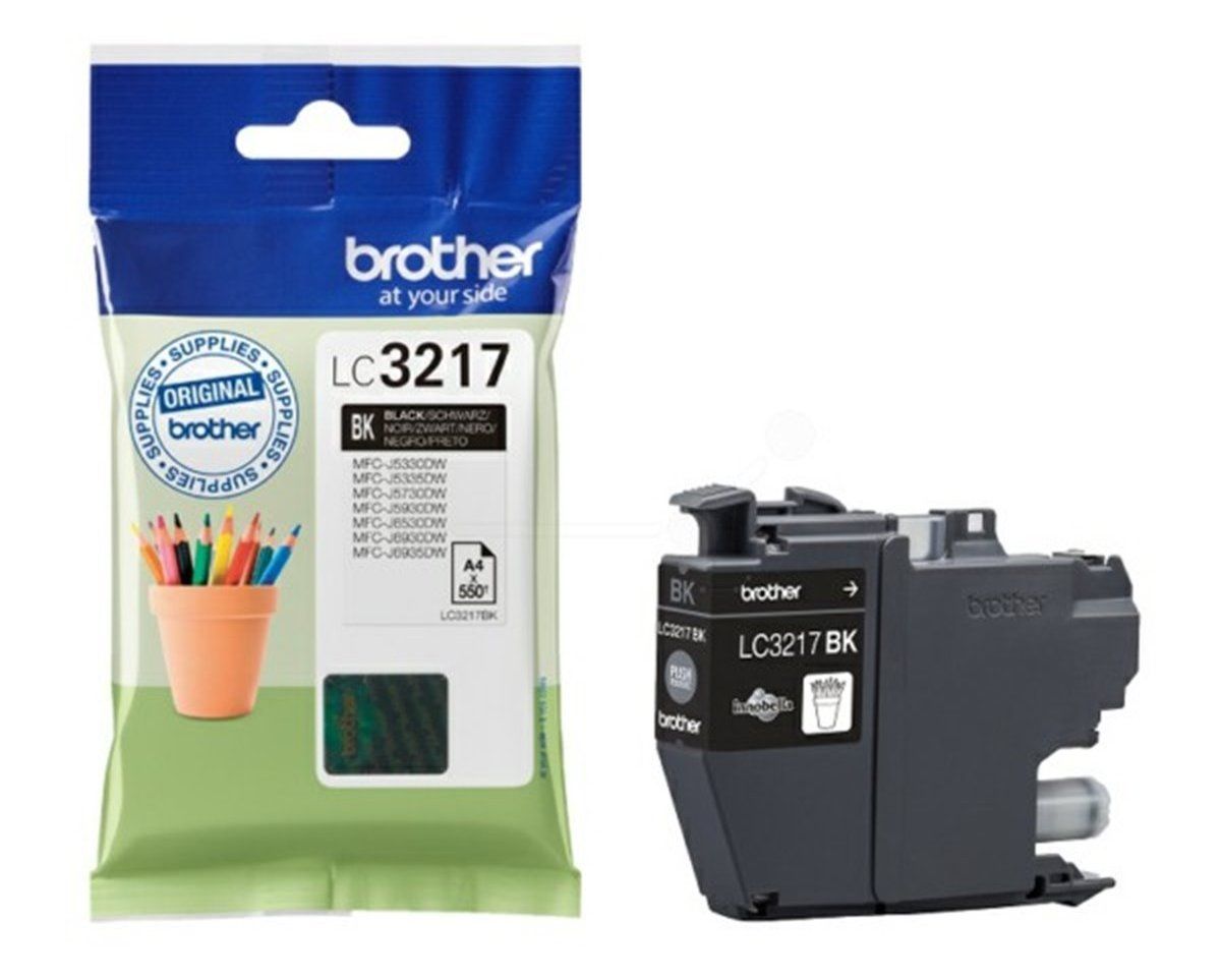 Brother Tusz LC3217BK Black 550str