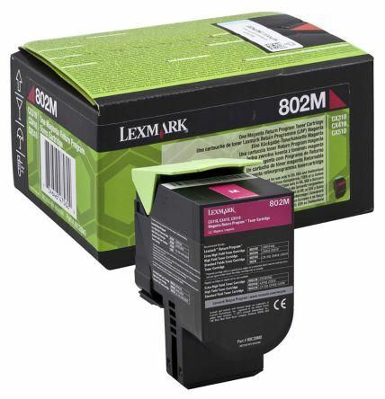 Lexmark Toner 802M 80C20M0 Magenta 1K CX310dn, CX310n, CX410de, CX410de DSV EG