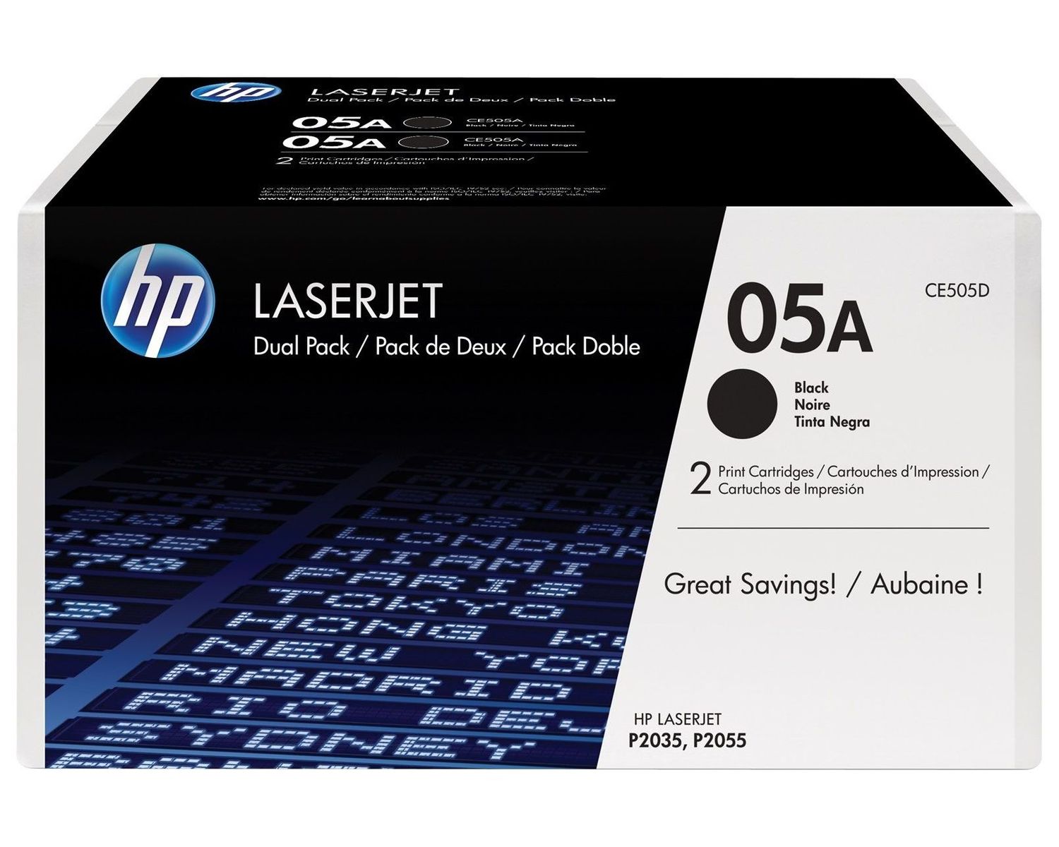 HP Toner nr 05AD CE505AD Black 2,3K
