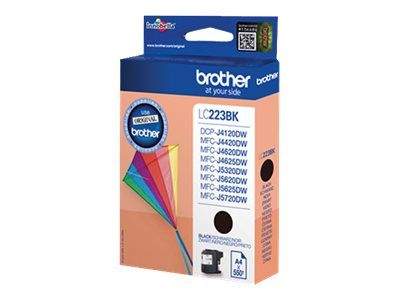 Brother Tusz LC223BK Black 550str
