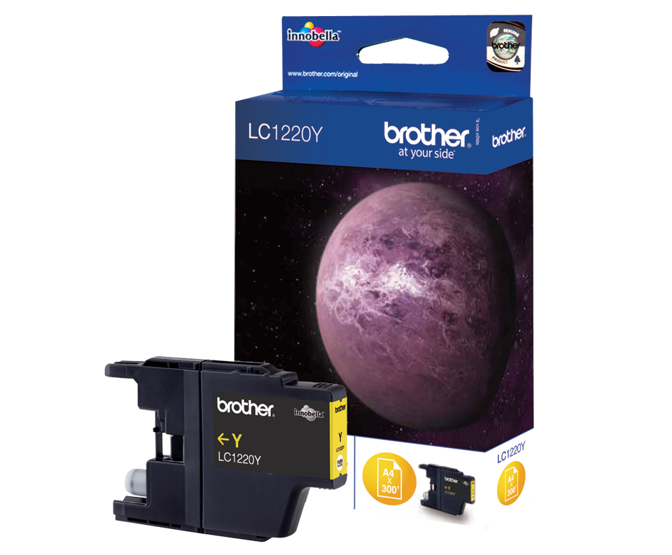 Brother Tusz LC1220Y Yellow 300str