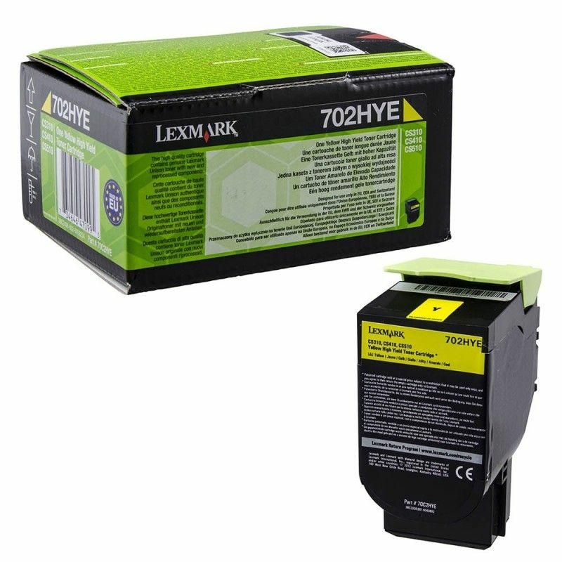 Lexmark Toner 70C2HYE Yellow 3K CS310dn, CS310n, CS410dn, CS410dtn, CS41