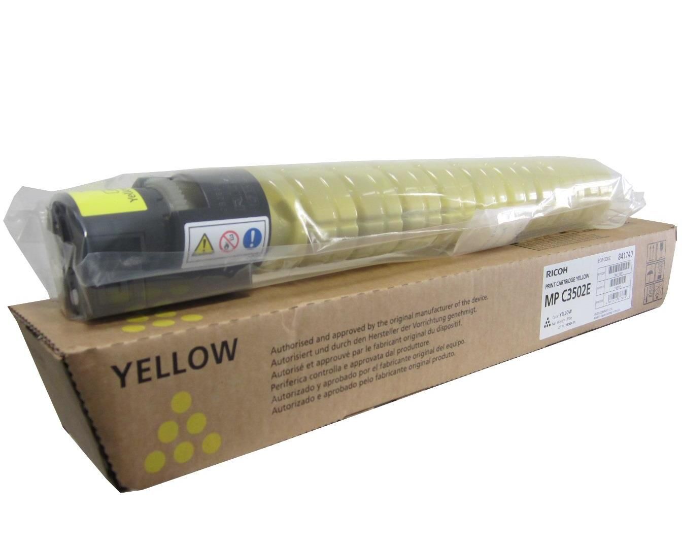 Ricoh Toner MPC3002/3502 841740 Yellow 841744/841740/842017 18K