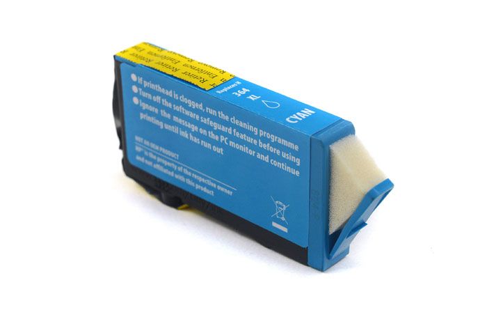 Tusz JetWorld  Cyan HP 364XL (wskazują poziom tuszu) zamiennik refabrykowany CB323EE
