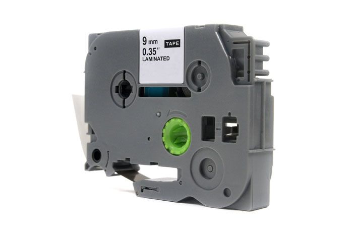 Taśma (ekstra mocny klej) JetWorld Czarny na Przezroczystym Zamiennik Brother 9mm x 8m TZe-S121 (TZES121, TZS121, TZ-S121, AZES121, AZES121)