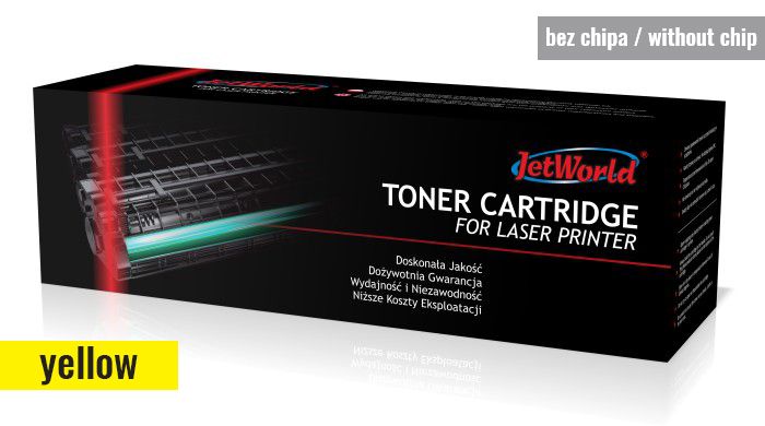 Toner Jetworld zamiennik HP 219X W2192X Color LaserJet Pro 3202, 3302 2.5K Yellow (toner bez chipa - należy przełożyć z kasety OEM A lub X - zapoznaj się z instrukcją)