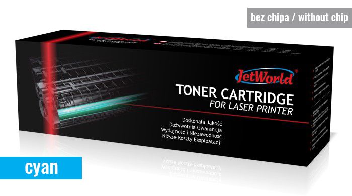 Toner Jetworld zamiennik HP 219X W2191X Color LaserJet Pro 3202, 3302 2.5K Cyan (toner bez chipa - należy przełożyć z kasety OEM A lub X - zapoznaj się z instrukcją)