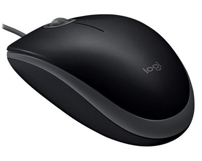 Logitech Mysz B110 Silent  black przewodowa