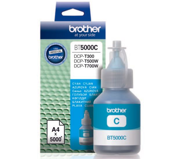 Brother Tusz BT5000C Cyan 5K