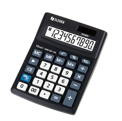 Eleven Kalkulator CMB1001BKE 10-cyfrowy wyświetlacz