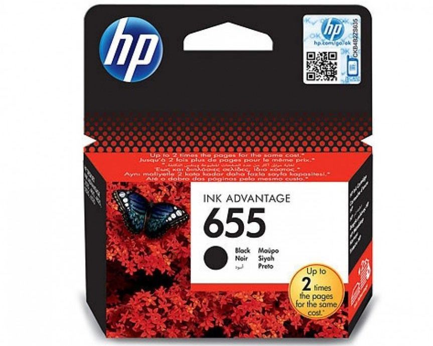 HP Tusz nr 655 CZ109AE Black 550str