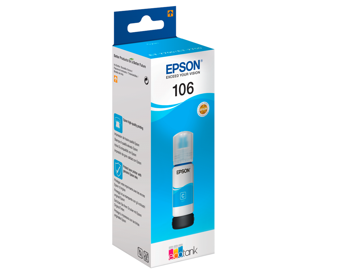 Epson Tusz 106 EcoTank ET-7700 Cyan 70ml
