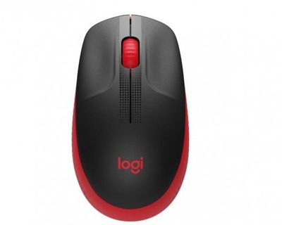 Logitech Mysz M190 czerwona Bezprzewodowa