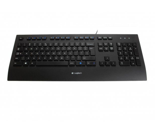 Logitech Klawiatura K280e czarna Przewodowa, USB