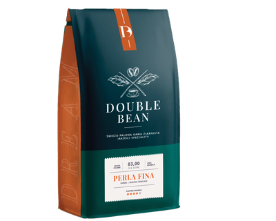KAWA DOUBLE BEAN PERLA FINA 1KG 100% ARABICA BRASIL COLIBRI  ZIARNO
