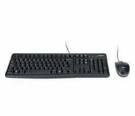 Logitech Zestaw Klawiatura i Mysz MK120 Przewodowy, USB, czarna