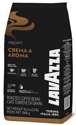 KAWA LAVAZZA CREMA &amp; AROMA EXPERT 1 KG ZIARNO w kartonie 6 szt