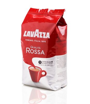 KAWA LAVAZZA QUALITA ROSSA 1 KG ZIARNO w kartonie 6 szt