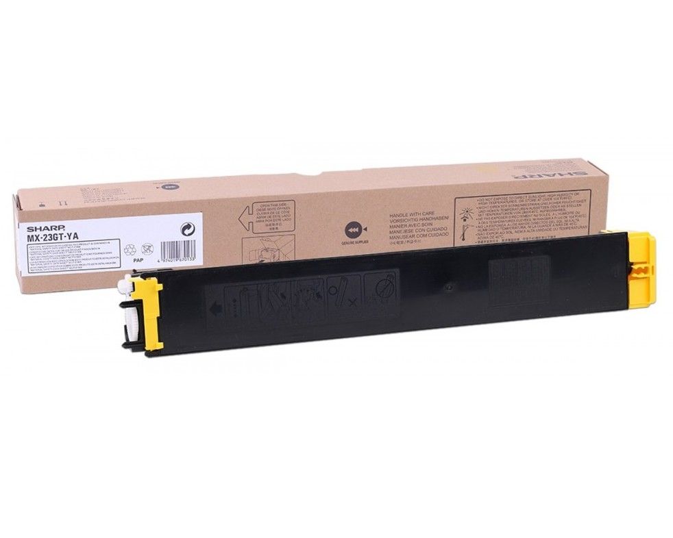 Sharp Toner MX-23GTYA Yellow 10K MX-1810U, MX-2314N, MX-3111U, MX-2010U,