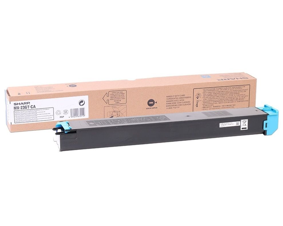 Sharp Toner MX-23GTCA Cyan 10K MX-1810U, MX-2314N, MX-3111U, MX-2010U,