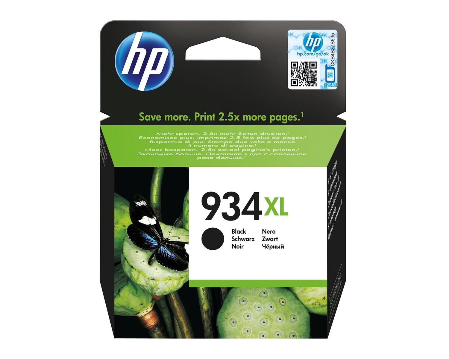 HP Tusz nr 934XL C2P23AE Black 25,5ml 1000str